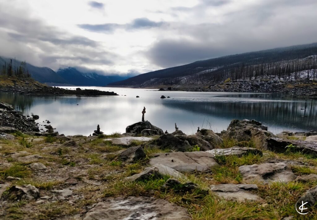 Blick auf den Maligne Lake im Jasper Nationalpark